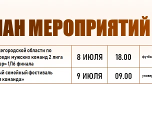 План мероприятий